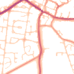 Daytime road noise heatmap for DN18 5DR