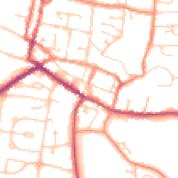 Daytime road noise heatmap for DN18 5ES