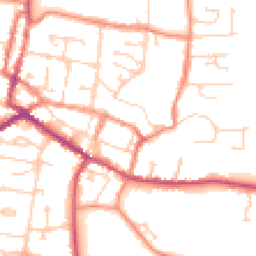 Daytime road noise heatmap for DN18 5EZ