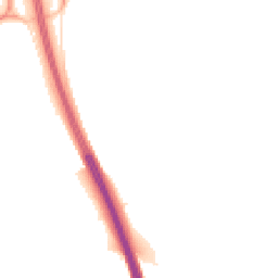 Night-time road noise heatmap for DN18 5GW