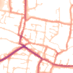 Daytime road noise heatmap for DN18 5PQ