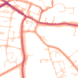 Daytime road noise heatmap for DN18 6AH
