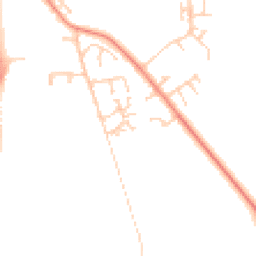 Daytime road noise heatmap for DN18 6AU