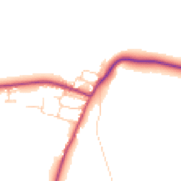Daytime road noise heatmap for DN18 6HA