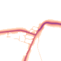 Daytime road noise heatmap for DN18 6HG
