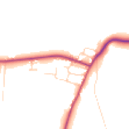 Daytime road noise heatmap for DN18 6HJ