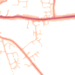 Daytime road noise heatmap for DN18 6JW