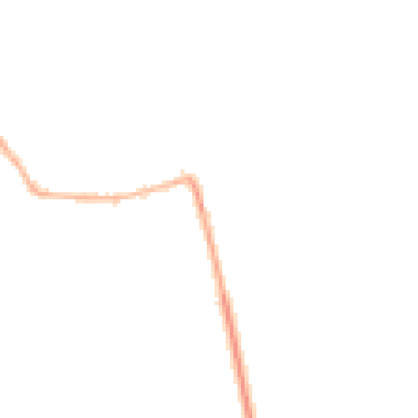Night-time road noise heatmap for DN20 0AB