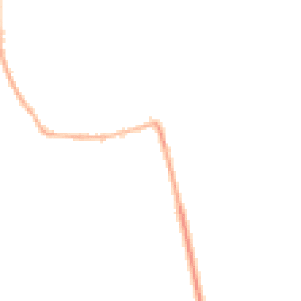 Night-time road noise heatmap for DN20 0AD
