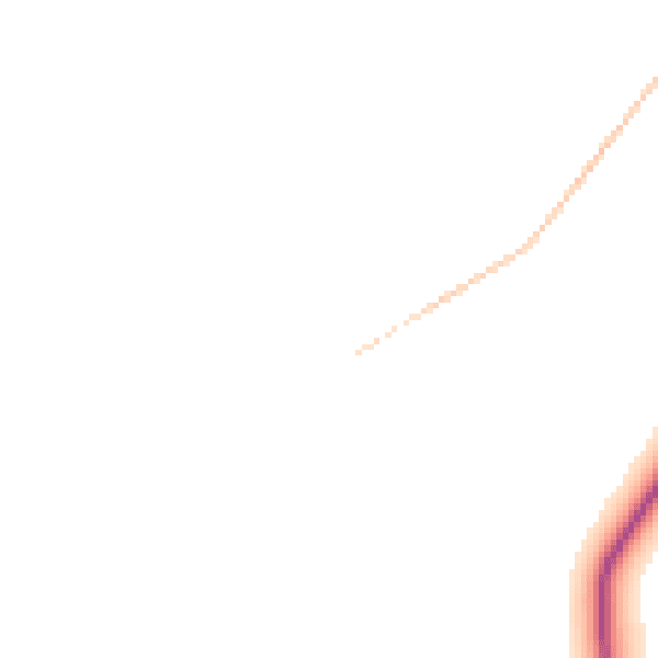 Daytime road noise heatmap for DN20 0BF