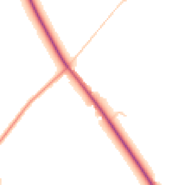 Daytime road noise heatmap for DN20 0BT