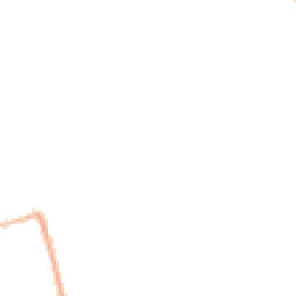 Night-time road noise heatmap for DN20 0DF