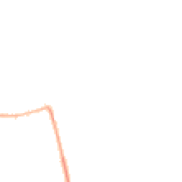 Night-time road noise heatmap for DN20 0DN