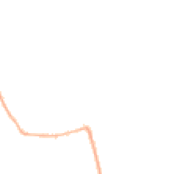 Night-time road noise heatmap for DN20 0EN