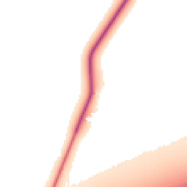 Daytime road noise heatmap for DN20 0LS