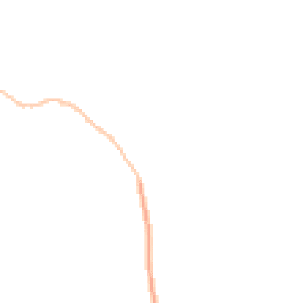 Night-time road noise heatmap for DN20 0NN