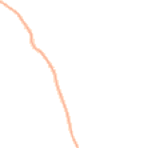 Night-time road noise heatmap for DN20 0PN