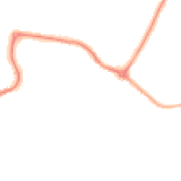 Night-time road noise heatmap for DN20 8BF