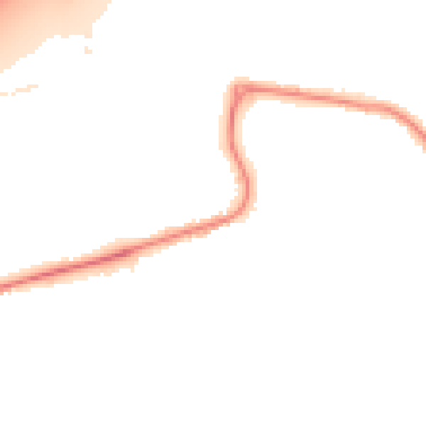 Night-time road noise heatmap for DN20 8FA