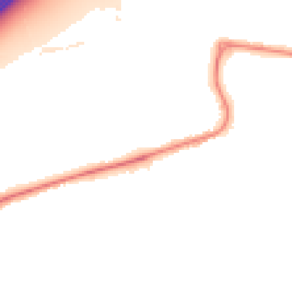 Night-time road noise heatmap for DN20 8FU