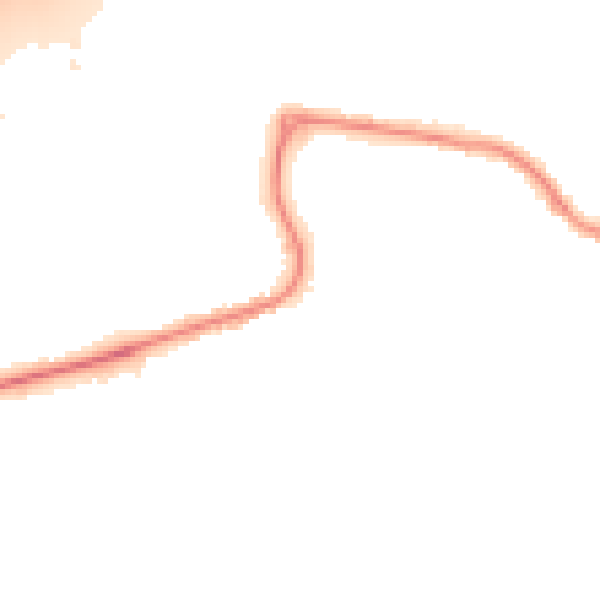 Night-time road noise heatmap for DN20 8LP