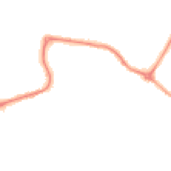 Night-time road noise heatmap for DN20 8NU