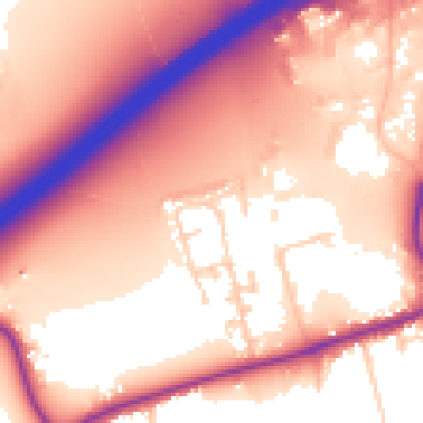 Daytime road noise heatmap for DN20 9FL