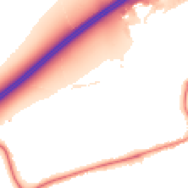 Night-time road noise heatmap for DN20 9FL