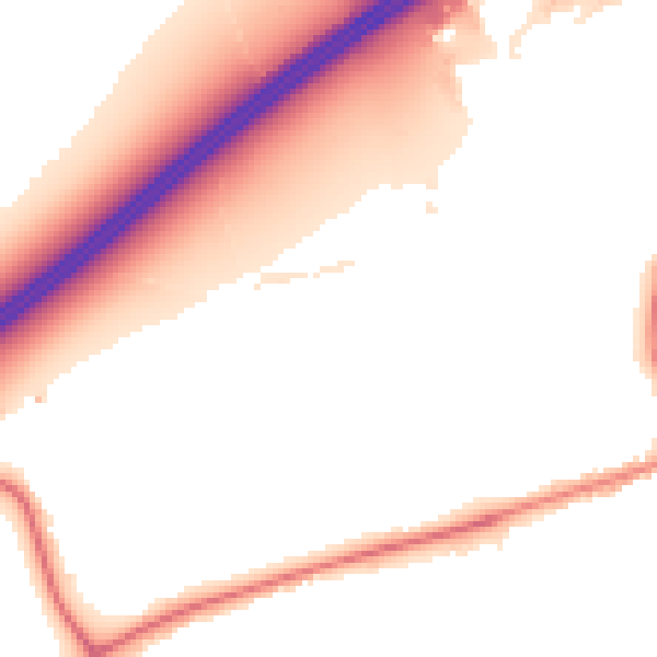 Night-time road noise heatmap for DN20 9FP