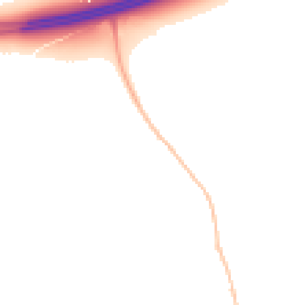 Night-time road noise heatmap for DN20 9GF