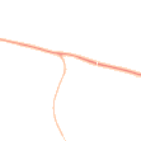 Night-time road noise heatmap for DN20 9HN