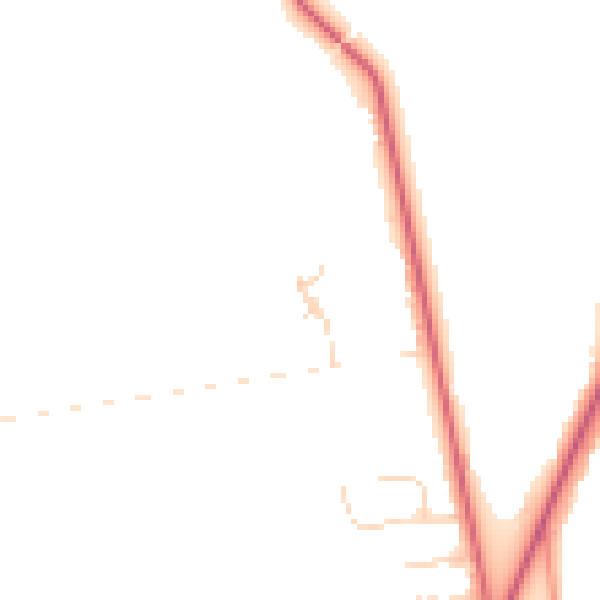 Daytime road noise heatmap for DN20 9JG
