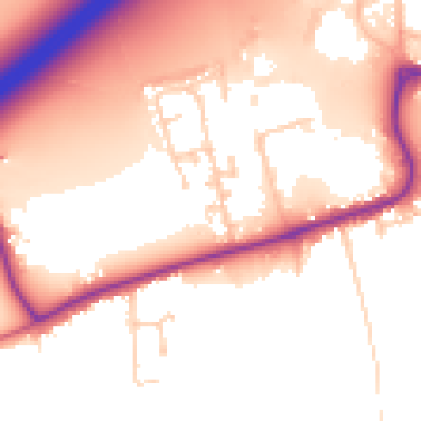 Daytime road noise heatmap for DN20 9LL