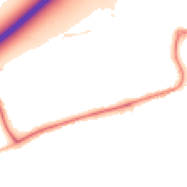 Night-time road noise heatmap for DN20 9LL