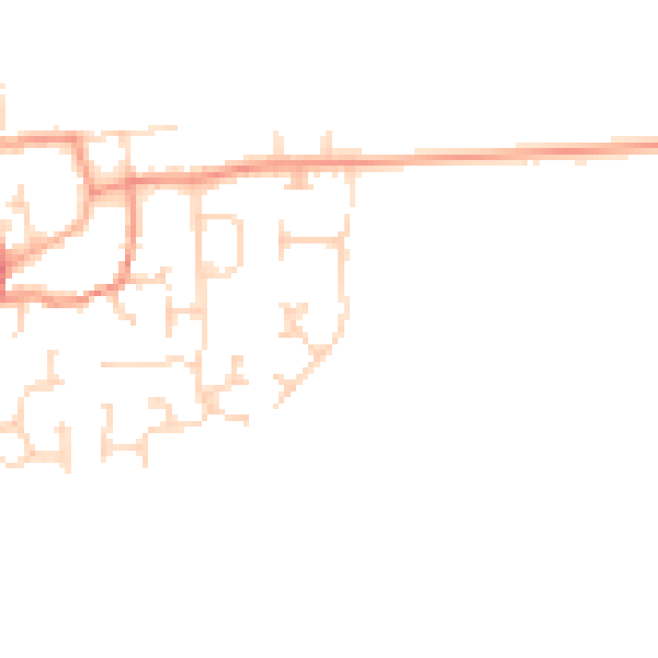 Daytime road noise heatmap for DN20 9QE
