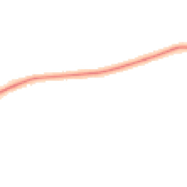 Night-time road noise heatmap for DN33 1AX
