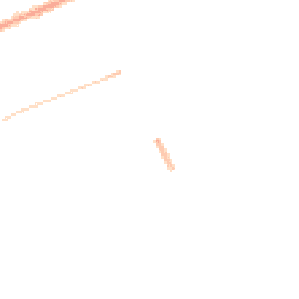 Night-time road noise heatmap for DN35 0AH