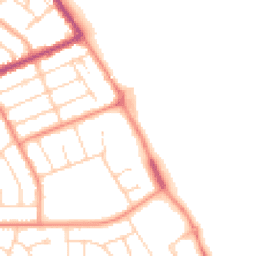 Daytime road noise heatmap for DN35 0AJ