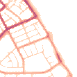Daytime road noise heatmap for DN35 0AL