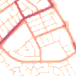 Daytime road noise heatmap for DN35 0AS