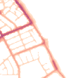 Daytime road noise heatmap for DN35 0AT