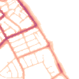Daytime road noise heatmap for DN35 0AX