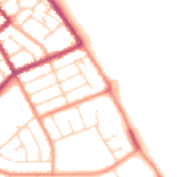 Daytime road noise heatmap for DN35 0AY