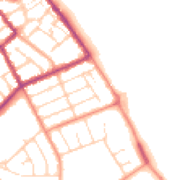 Daytime road noise heatmap for DN35 0AZ