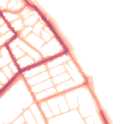 Daytime road noise heatmap for DN35 0BD