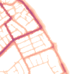 Daytime road noise heatmap for DN35 0BG