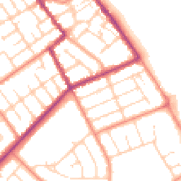 Daytime road noise heatmap for DN35 0BH