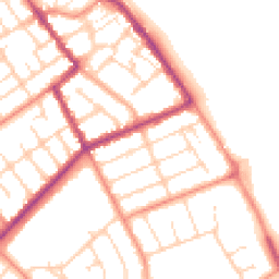 Daytime road noise heatmap for DN35 0BJ