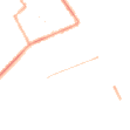 Night-time road noise heatmap for DN35 0BS