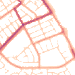 Daytime road noise heatmap for DN35 0BT